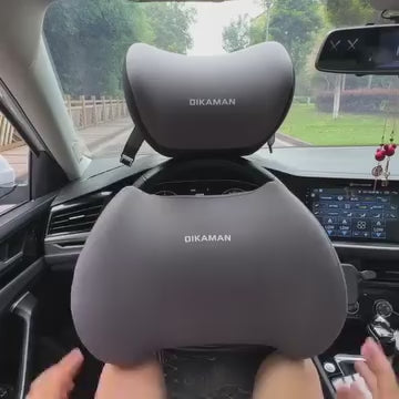 2 Pieces Memory Foam Car Headrest Lumbar Support.