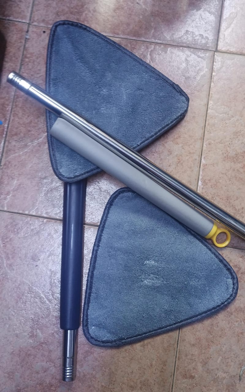 360 Degree Rotating Wall Triangle Mopping Self Twist Mop Mob