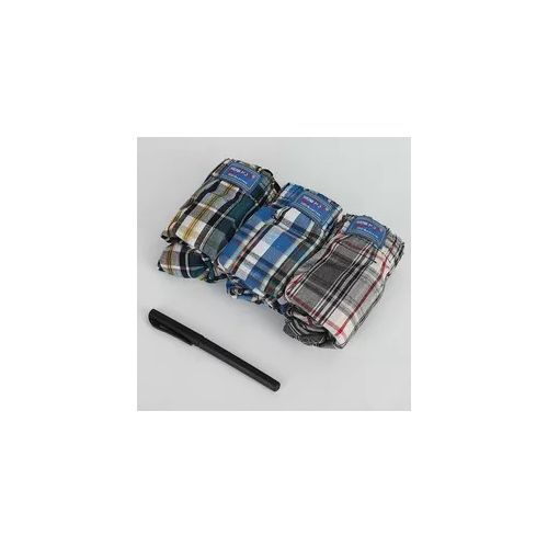 Cotton Boxer Shorts- 3 Pcs Pack (Checked)