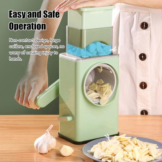 3 In 1 Square Storm Vegetables Cutter, Chopper Slicer 3 Drum Blades