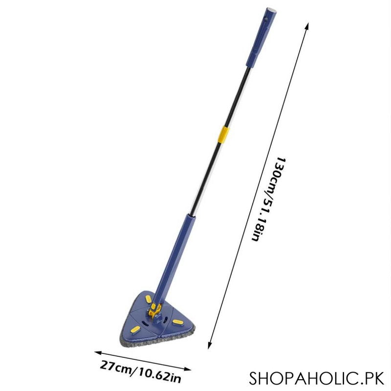 360 Degree Rotating Wall Triangle Mopping Self Twist Mop Mob